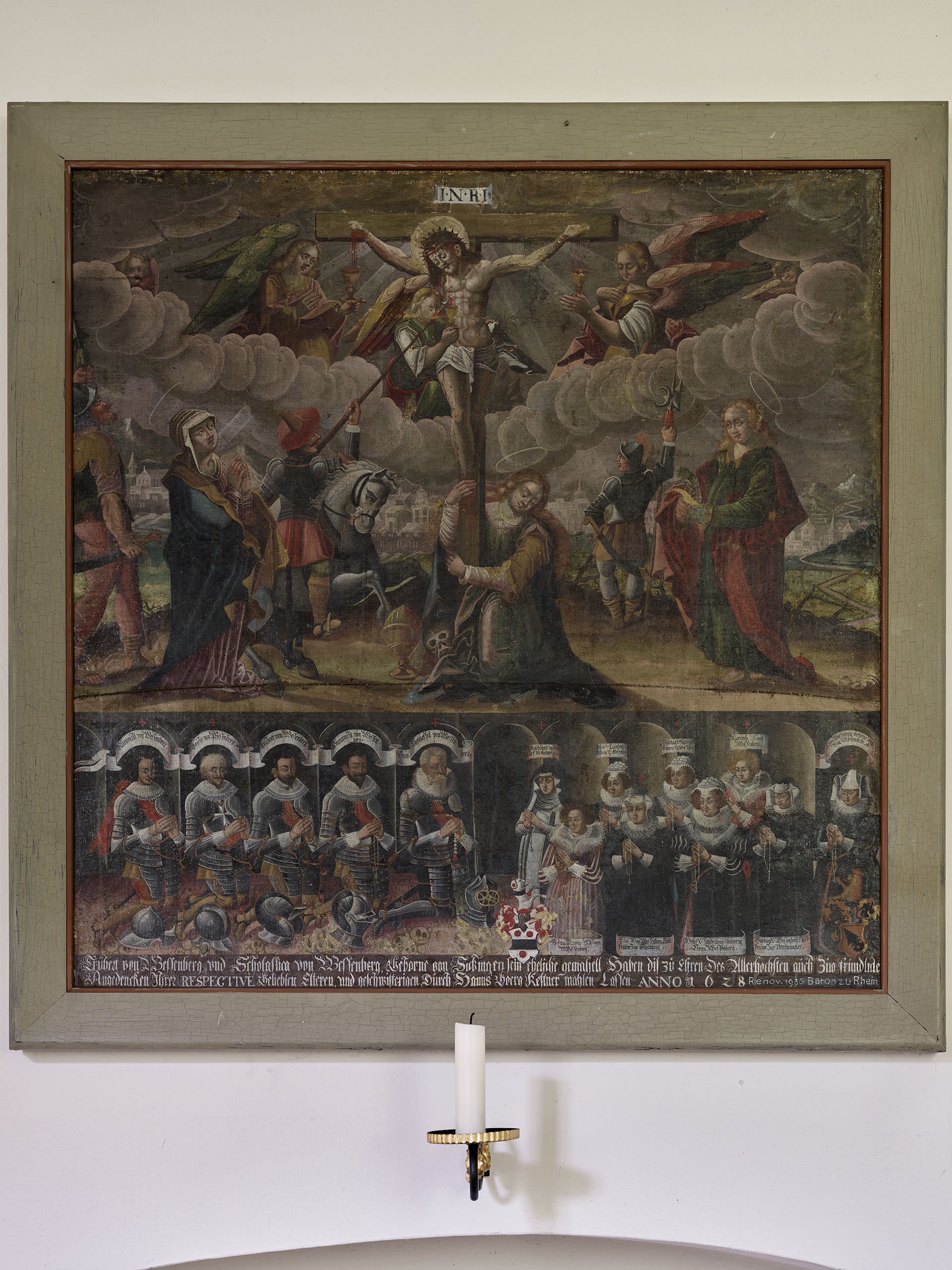 Burg, St. Johannes der Täufer, Votivtafel